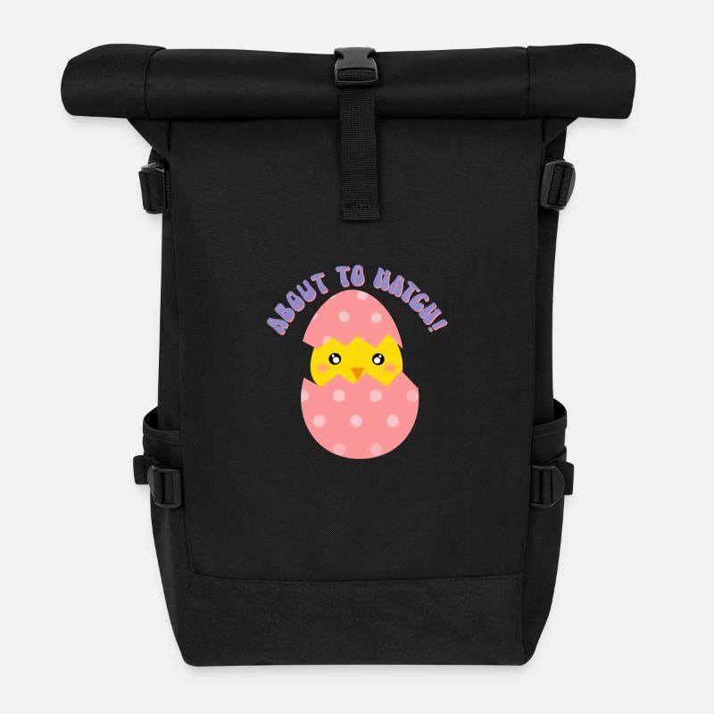 Demnächst Hatch Girl - Rolltop Rucksack - Schwarz