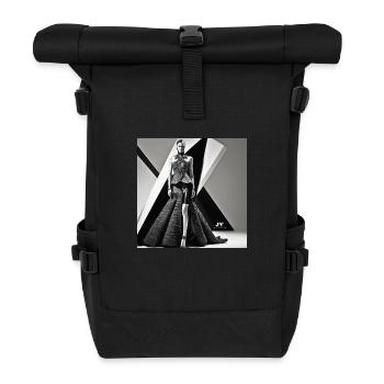 Timeless Glamour - Rolltop Rucksack - Schwarz - Vorne