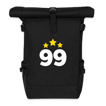 99 Years Star - 99th Anniversary Gift - Roll Top Backpack - black - Front
