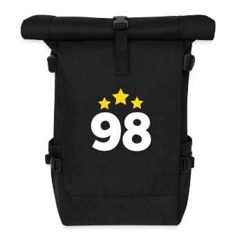 98 Years Star - 98th Anniversary Gift - Roll Top Backpack - black - Front