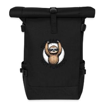 Paresseux - pas rapide, pas furieux 0043429 - Sac à dos roll top - noir - Devant