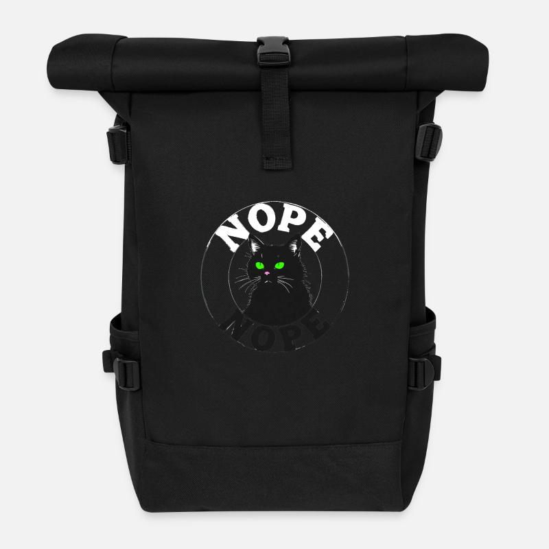 Cat Nope 09075 - Rolltop Rucksack - Schwarz