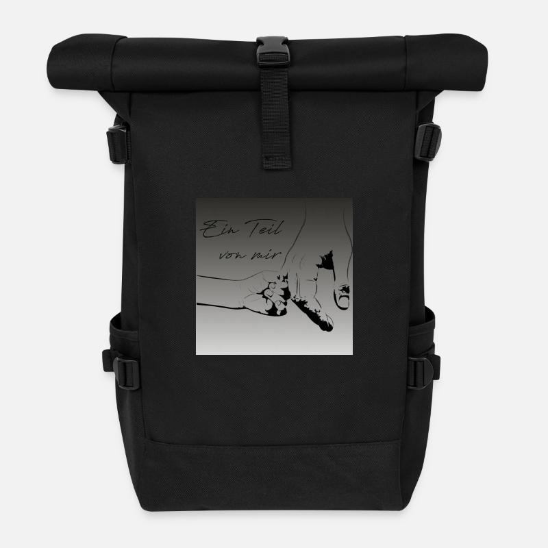 Miro GZ - A Part of Me - Roll Top Backpack - black