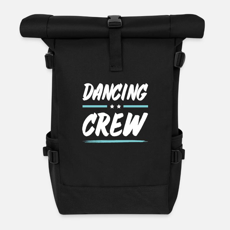 Dancing Crew - Rolltop Rucksack - Schwarz