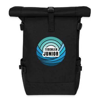 Tischler Junior Nachfolger Sohn Kind Junge - Rolltop Rucksack - Schwarz - Vorne
