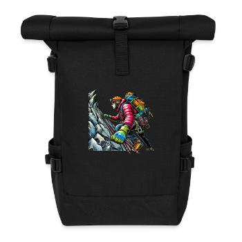 alpiniste - Sac à dos roll top - noir - Devant