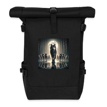 Mâle alpha - Sac à dos roll top - noir - Devant