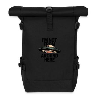 I'm Not From Around Here - Roll Top Backpack - black - Front