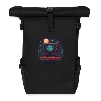 Galaxy Computer - Rolltop Rucksack - Schwarz - Vorne