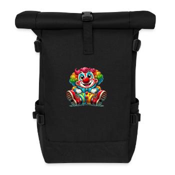 Clown Comic - Roll Top Backpack - black - Front