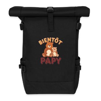 Bald Opa - Rolltop Rucksack - Schwarz - Vorne