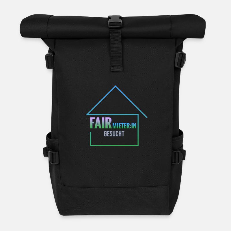 à la recherche d’un locataire équitable - Sac à dos roll top - noir