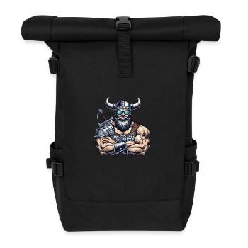 wikinger sonnenbrille - Rolltop Rucksack - Schwarz - Vorne