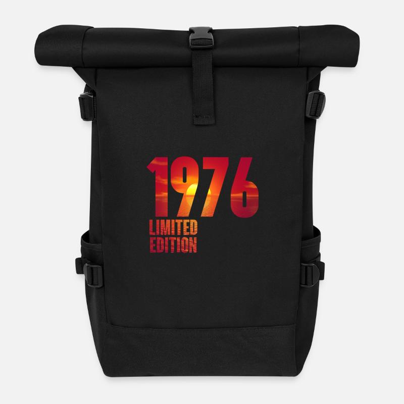 1976 - Rolltop Rucksack - Schwarz
