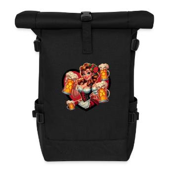 Ich liebe mein Bier - Sac à dos roll top - noir - Devant