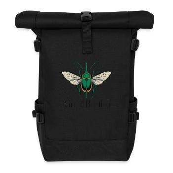 GRANDE ABEILLE - Sac à dos roll top - noir - Devant