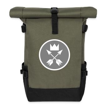 Dalarna - Rolltop Rucksack - Olive/Schwarz - Vorne