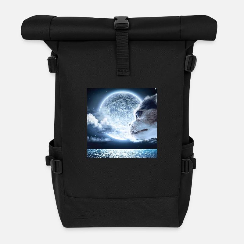 Tapsy 2 - Rolltop Rucksack - Schwarz