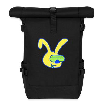 Lunettes de soleil lapin Grooves Stripes Fête Célébrer Fun - Sac à dos roll top - noir - Devant