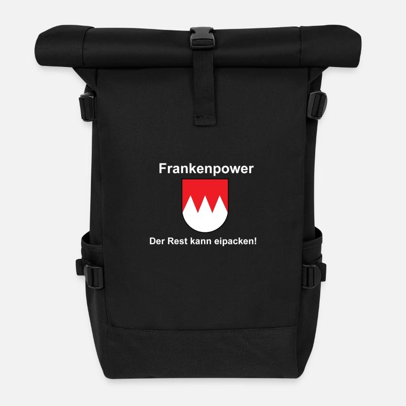 Frankenpower - Rolltop Rucksack - Schwarz