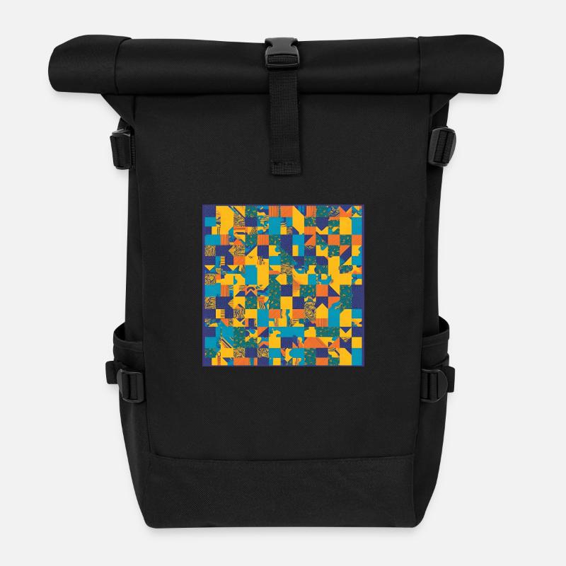 QEDSW - Rolltop Rucksack - Schwarz