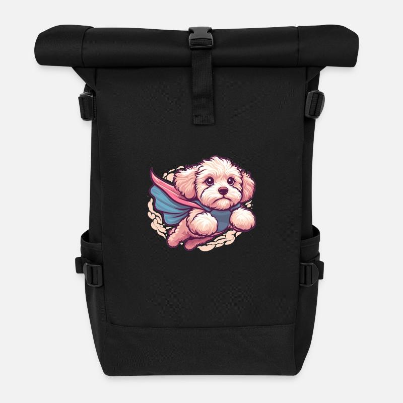 Super Hund Maltipoo Moodle Multipoo Cape Geschenk - Rolltop Rucksack - Schwarz