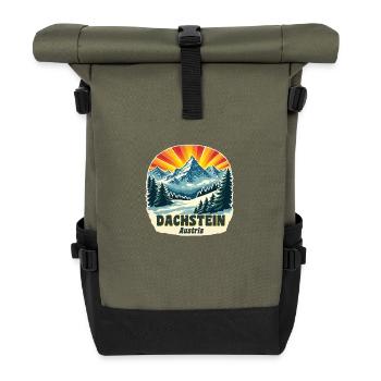 Dachstein - Sac à dos roll top - olive/noir - Devant