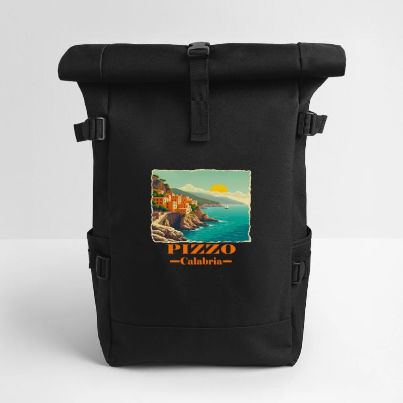 Pizzo Calabre orange Sac à dos roll top
