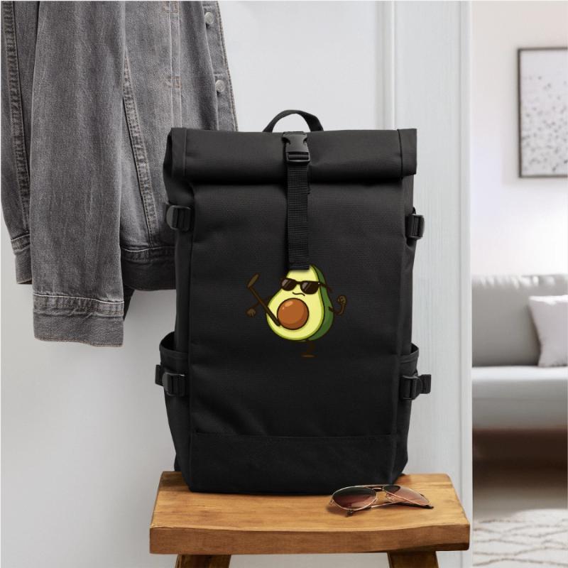 avocado karate Rolltop Rucksack