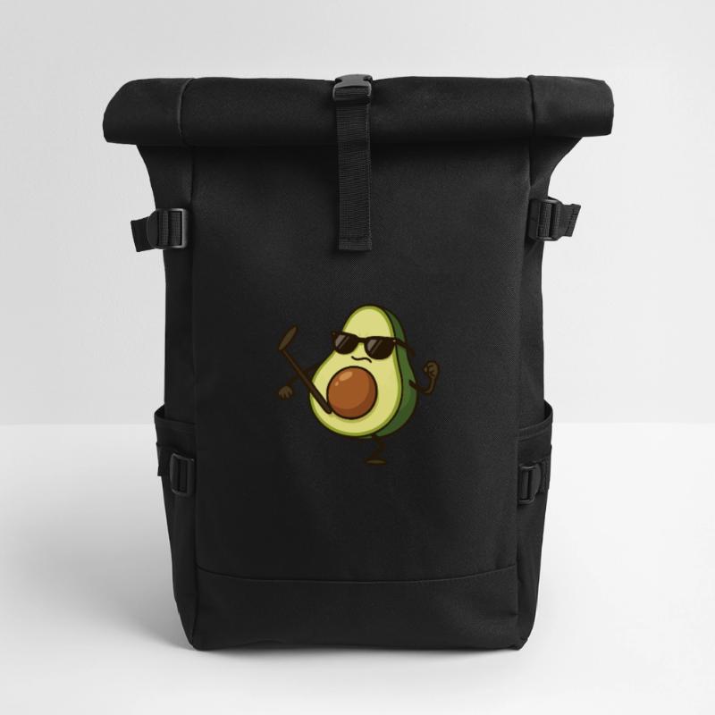 avocado karate Rolltop Rucksack