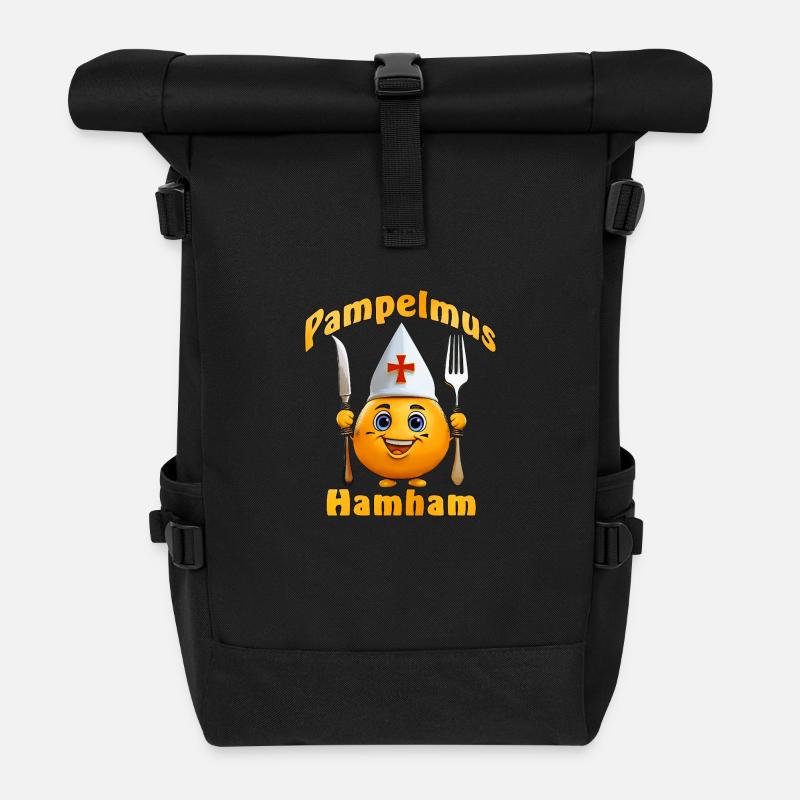 Pampelmus Hamham - Rolltop Rucksack - Schwarz
