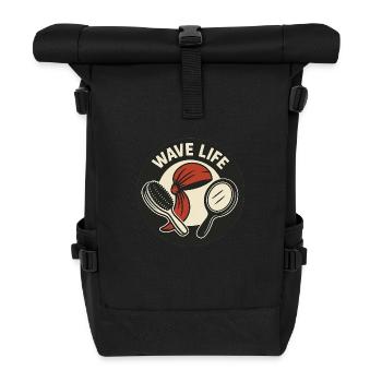 DURAG - Rolltop Rucksack - Schwarz - Vorne