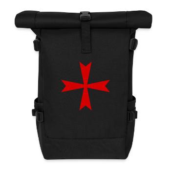 Cross - Roll Top Backpack - black - Front