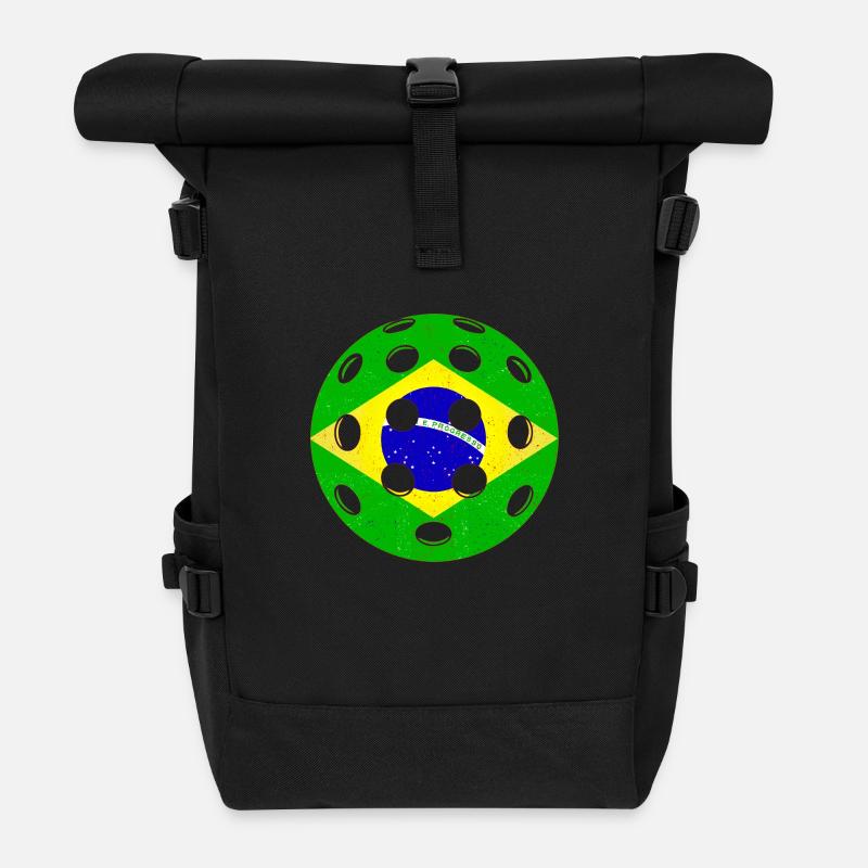PICKLEBALL BRÉSIL - Sac à dos roll top - noir