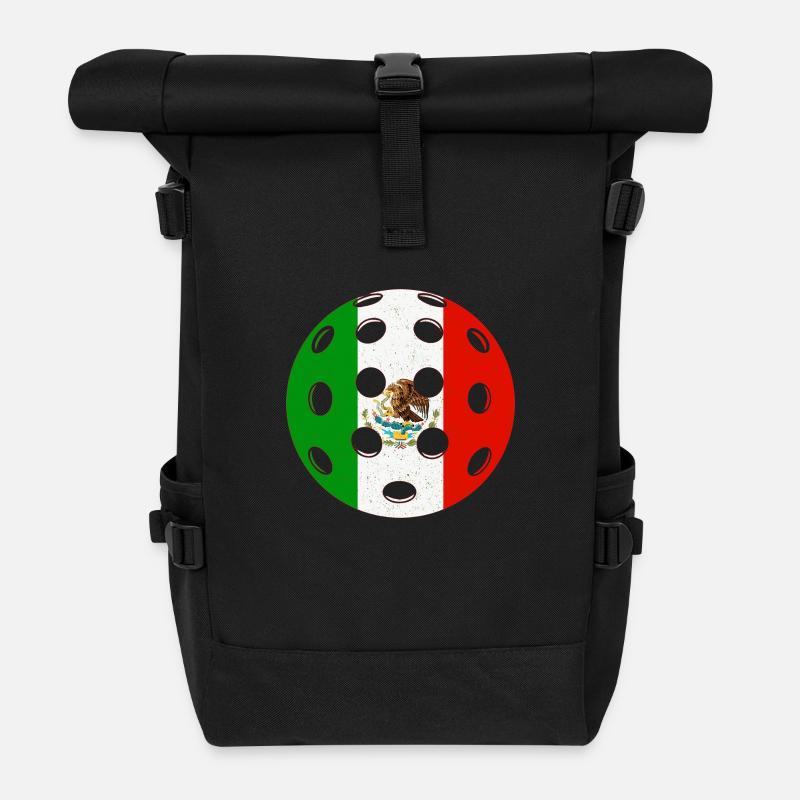 Pickleball Mexique - Sac à dos roll top - noir