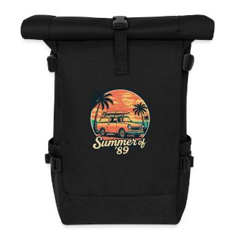 Été 89 - Sac à dos roll top - noir - Devant