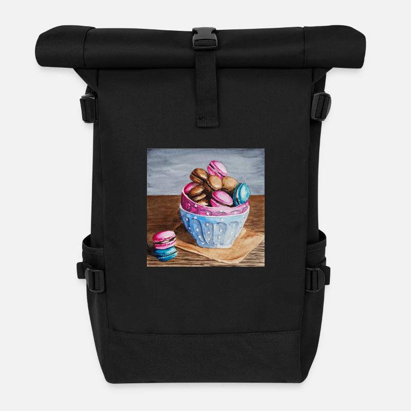 Yummy - Rolltop Rucksack - Schwarz