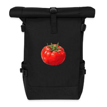 Tomate - Rolltop Rucksack - Schwarz - Vorne