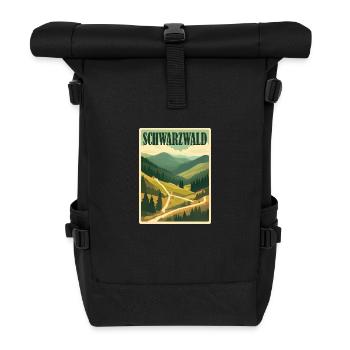 Black Forest - Roll Top Backpack - black - Front