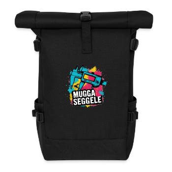Muggaseggele - Sac à dos roll top - noir - Devant