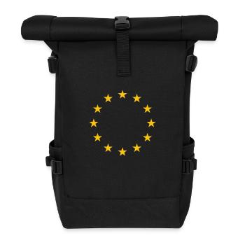 L'Europe - Sac à dos roll top - noir - Devant