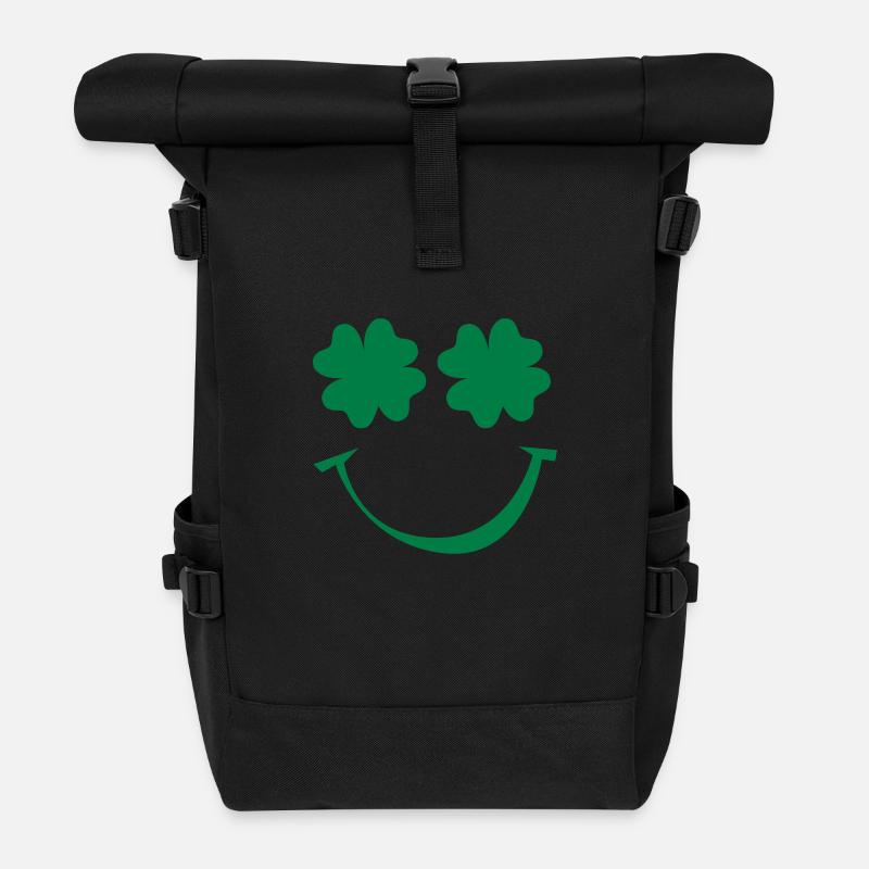 St. Patricks day - Rolltop Rucksack - Schwarz