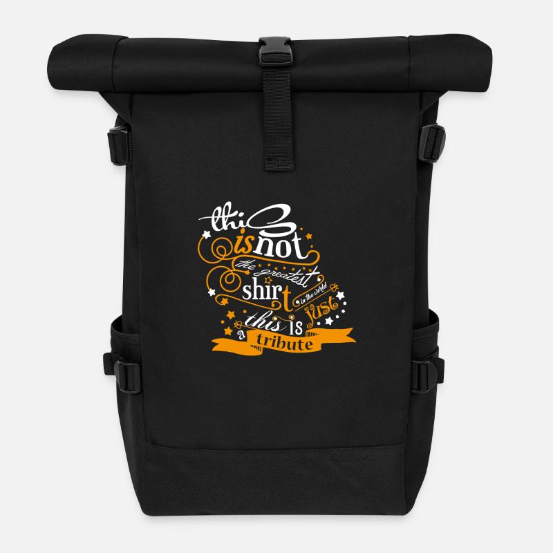 tribute white - Rolltop Rucksack - Schwarz