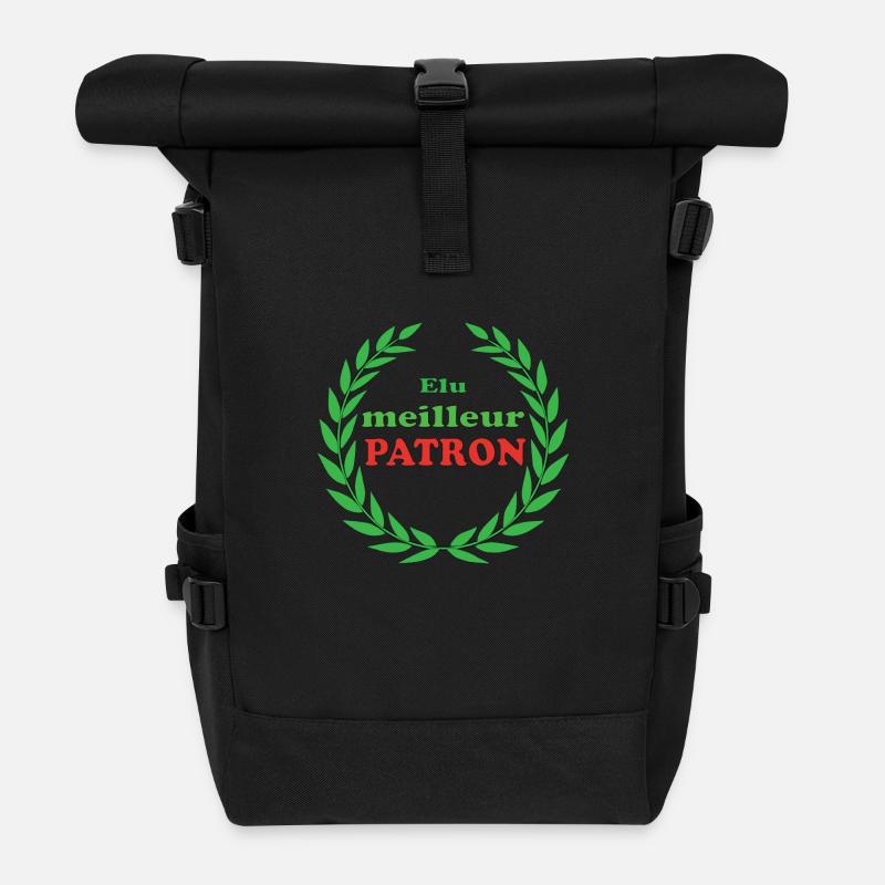 Elu meilleur patron - Sac à dos roll top - noir