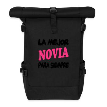 La mejor novia para siempre 111 - Rolltop Rucksack - Schwarz - Vorne