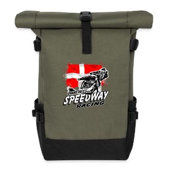 Speedway - Denmark Flag - Roll Top Backpack - olive/black - Front