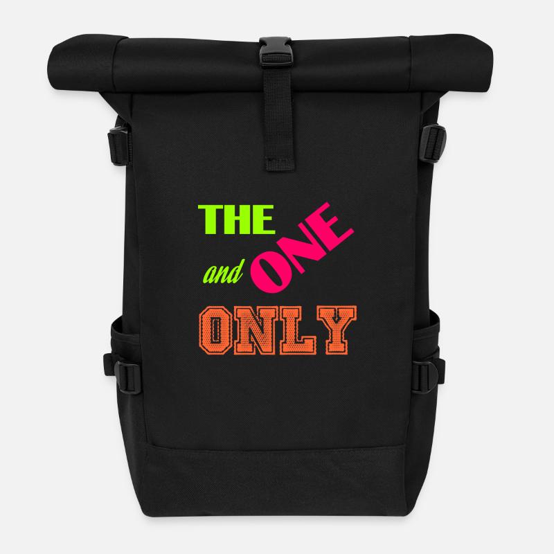 The one and only - Rolltop Rucksack - Schwarz