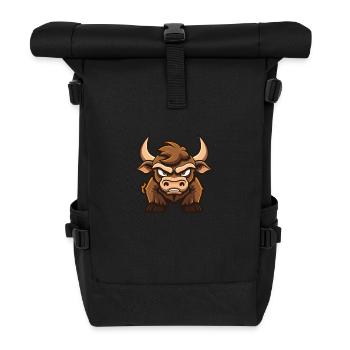 stier - Rolltop Rucksack - Schwarz - Vorne