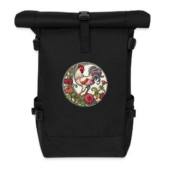 Chicken - Roll Top Backpack - black - Front