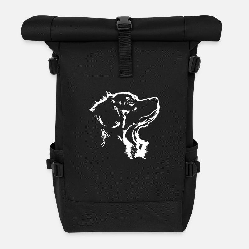 Nova Scotia Duck Tolling Retriever Hunde Wilsigns - Rolltop Rucksack - Schwarz